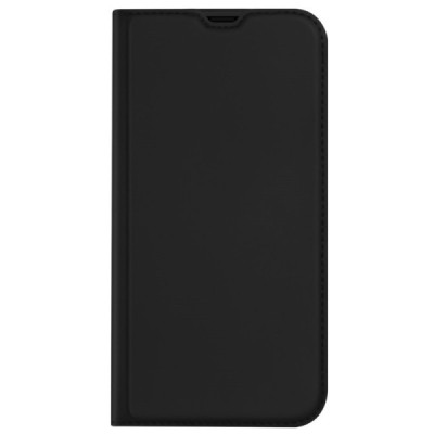 „Dux Ducis“ Skin serijos Apple iPhone 13 Pro Max juodas odinis atverčiamas dėklas | Priedai.lt