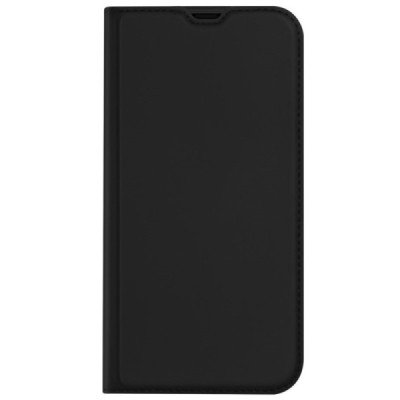 „Dux Ducis“ Skin serijos Apple iPhone 13 juodas odinis atverčiamas dėklas | Priedai.lt