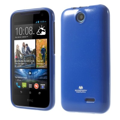 Mercury mėlynas HTC Desire 310 kieto silikono (TPU) dėklas / Priedai.lt