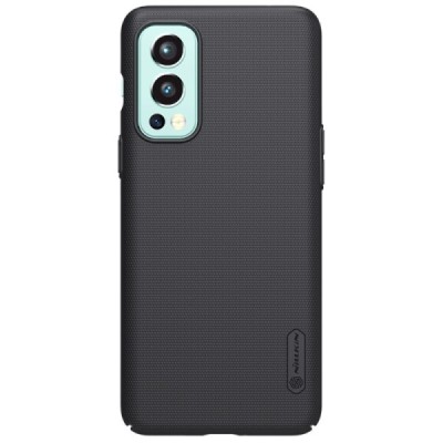 Nillkin Frosted Shield OnePlus Nord 2 juodas plastikinis dėklas | Priedai.lt