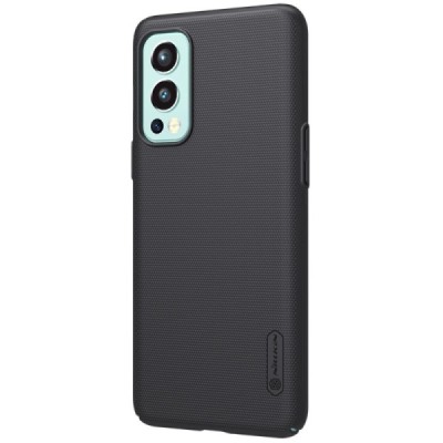 Nillkin Frosted Shield OnePlus Nord 2 juodas plastikinis dėklas | Priedai.lt
