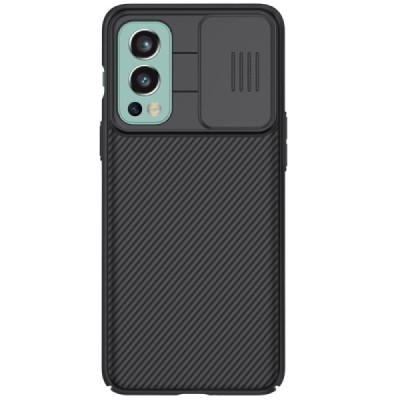 OnePlus Nord 2 Nillkin CamShield juodas dėklas, nugarėlė su kameros apsauga | Priedai.lt