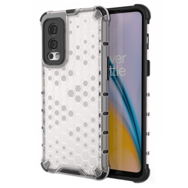 „Honeycomb“ sustiprintos apsaugos dėklas - skaidrus (OnePlus Nord 2)