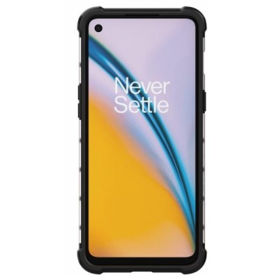 Honeycomb sustiprintos apsaugos OnePlus Nord 2 skaidrus kieto silikono (TPU) ir plastiko dėklas | Priedai.lt