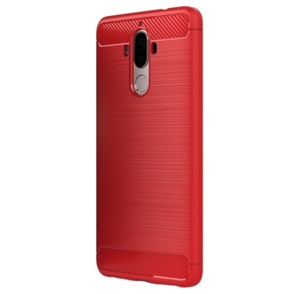 „Carbon“ kieto silikono (TPU) dėklas - raudonas (Mate 9)