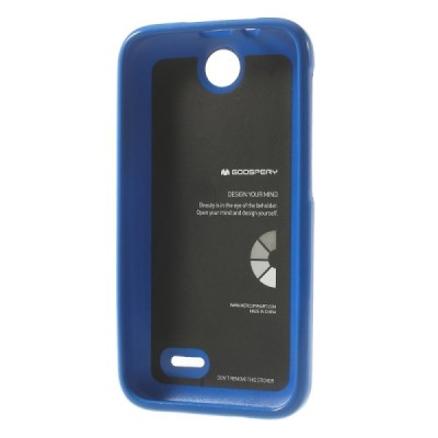 Mercury mėlynas HTC Desire 310 kieto silikono (TPU) dėklas / Priedai.lt