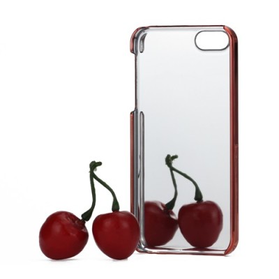 Veidrodinis raudonas Apple iPhone SE (5, 5s) dėklas (dėkliukas) / Priedai.lt