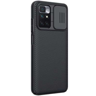 Xiaomi Redmi 10 „Nillkin“ CamShield juodas dėklas, nugarėlė su kameros apsauga | Priedai.lt