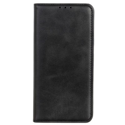Samsung Galaxy A03s SM-A037G (166.5 x 75.98 x 9.14mm) „Split“ juodas odinis atverčiamas dėklas - knygutė | Priedai.lt