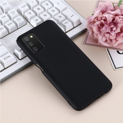 Samsung Galaxy A03s SM-A037G (166.5 x 75.98 x 9.14mm) Shell kieto silikono TPU juodas dėklas - nugarėlė | Priedai.lt