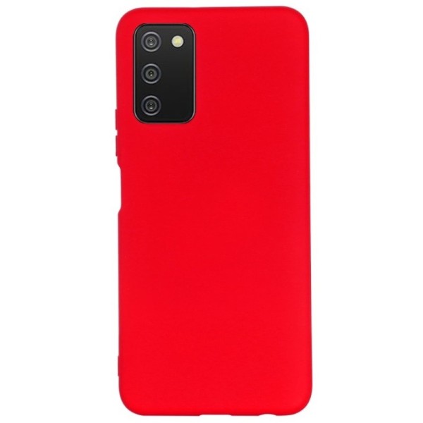 „Shell“ kieto silikono (TPU) dėklas - raudonas (Galaxy A03s)