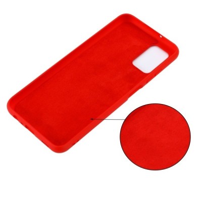 Samsung Galaxy A03s SM-A037G (166.5 x 75.98 x 9.14mm) Shell kieto silikono TPU raudonas dėklas - nugarėlė | Priedai.lt