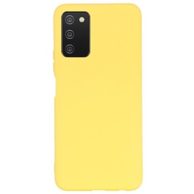 Samsung Galaxy A03s SM-A037G (166.5 x 75.98 x 9.14mm) Shell kieto silikono TPU geltonas dėklas - nugarėlė | Priedai.lt