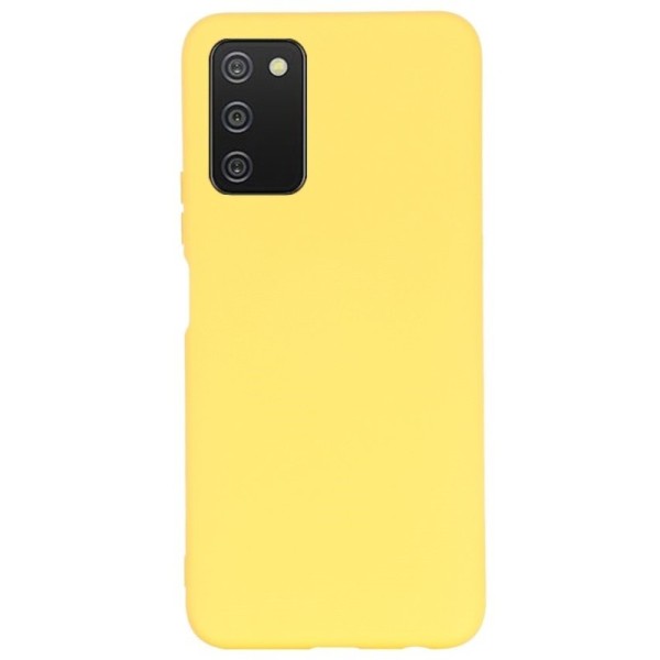 „Shell“ kieto silikono (TPU) dėklas - geltonas (Galaxy A03s)