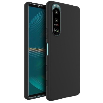 Sony Xperia 5 III „Imak“ kieto silikono TPU juodas dėklas - nugarėlė | Priedai.lt