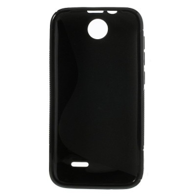 HTC Desire 310 kieto silikono (TPU) juodas dėklas / Priedai.lt