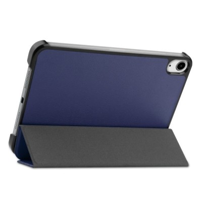 Apple iPad mini 6 2021 atverčiamas mėlynas odinis dėklas - stovas | Priedai.lt