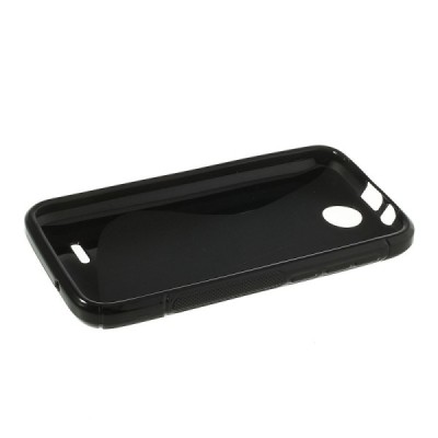 HTC Desire 310 kieto silikono (TPU) juodas dėklas / Priedai.lt