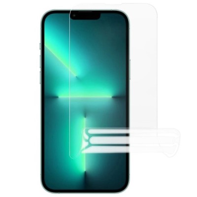 Apple iPhone 13 (13 Pro) JUNLI (TPU) skaidri apsauginė pilnai dengianti ekrano plėvelė | Priedai.lt
