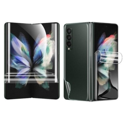 Samsung Galaxy Z Fold3 5G (F926B) apsauginė skaidri (pilnai dengianti) ekrano ir nugarėlės plėvelė | Priedai.lt