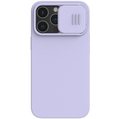 Apple iPhone 13 Pro „Nillkin“ CamShield MagSafe violetinis dėklas, nugarėlė su kameros apsauga | Priedai.lt
