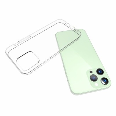 Apple iPhone 13 Pro kieto silikono TPU skaidrus dėklas - nugarėlė | Priedai.lt