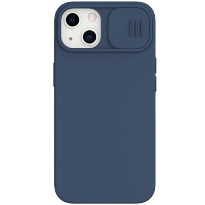 Apple iPhone 13 Nillkin CamShield MagSafe blue case, back with camera protection | Priedai.lt