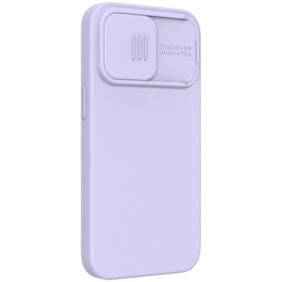 Apple iPhone 13 „Nillkin“ CamShield MagSafe violetinis dėklas, nugarėlė su kameros apsauga | Priedai.lt