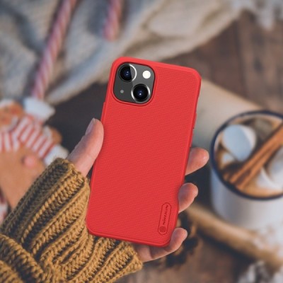 Apple iPhone 13 Mini „Nillkin“ Frosted Shield Pro raudonas dėklas - nugarėlė | Priedai.lt