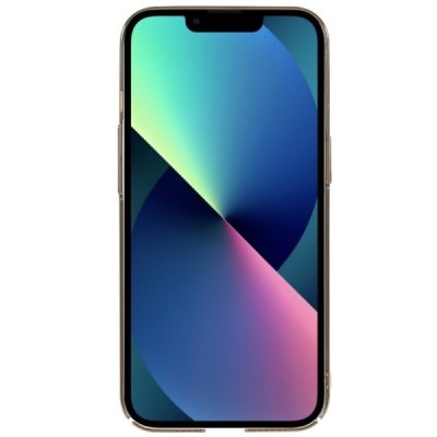 Apple iPhone 13 Kingxbar Crystal  Love Swarovski plastikinis skaidrus permatomas auksinis dėklas su kristalais | Priedai.lt
