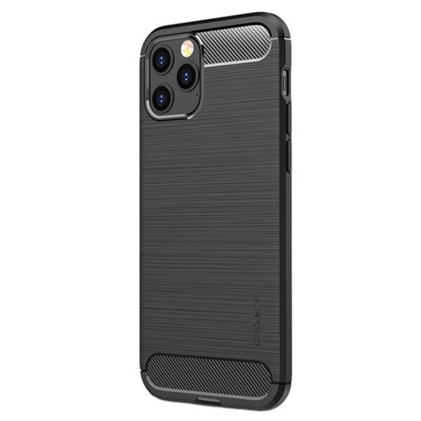 „IPAKY“ Carbon kieto silikono (TPU) dėklas - juodas (iPhone 13 Pro)