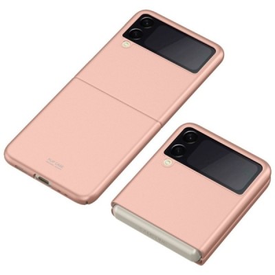 Samsung Galaxy Z Flip3 (F711) GKK Creative plastikinis auksinis dėklas - nugarėlė | Priedai.lt