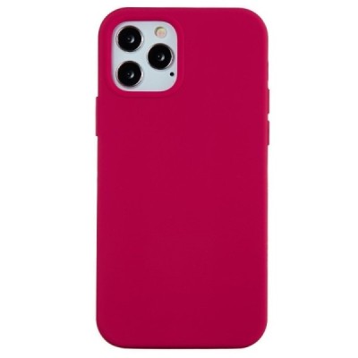 Apple iPhone 13 Pro Max Shell kieto silikono TPU tamsiai rožinis dėklas - nugarėlė | Priedai.lt