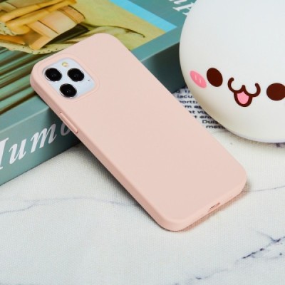 Apple iPhone 13 Pro Shell kieto silikono TPU šviesiai rožinis dėklas - nugarėlė | Priedai.lt