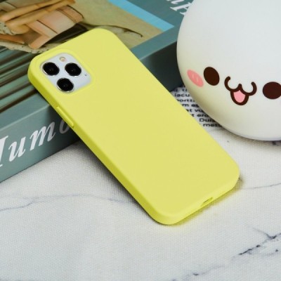 Apple iPhone 13 Pro Shell kieto silikono TPU geltonas dėklas - nugarėlė | Priedai.lt