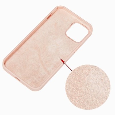 Apple iPhone 13 Shell kieto silikono TPU šviesiai rožinis dėklas - nugarėlė | Priedai.lt