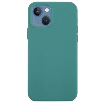 Apple iPhone 13 Shell kieto silikono TPU tamsiai žalias dėklas - nugarėlė | Priedai.lt