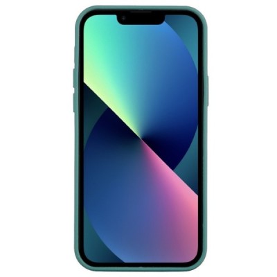 Apple iPhone 13 Shell kieto silikono TPU tamsiai žalias dėklas - nugarėlė | Priedai.lt
