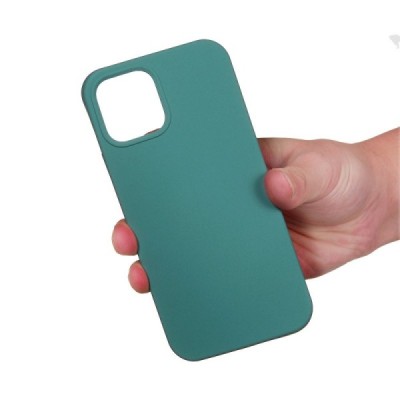 Apple iPhone 13 Shell kieto silikono TPU tamsiai žalias dėklas - nugarėlė | Priedai.lt