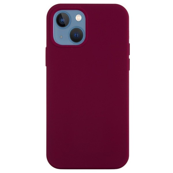 „Shell“ kieto silikono (TPU) dėklas - bordo (iPhone 13 Mini)