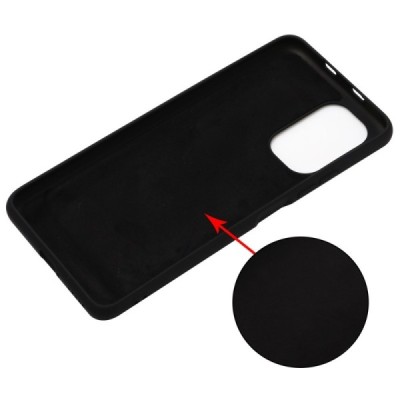Xiaomi Poco F3 (Mi 11i) Shell kieto silikono TPU juodas dėklas - nugarėlė | Priedai.lt