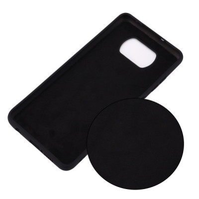 Xiaomi Poco X3 (X3 Pro) Shell kieto silikono TPU juodas dėklas - nugarėlė | Priedai.lt