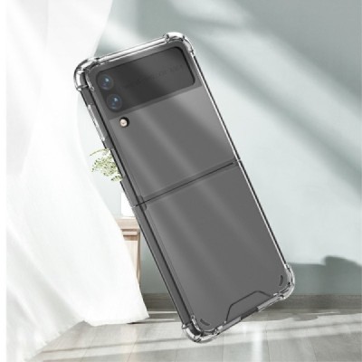 Samsung Galaxy Z Flip3 (F711) „Flexible“ kieto silikono TPU skaidrus akrilo dėklas - nugarėlė | Priedai.lt