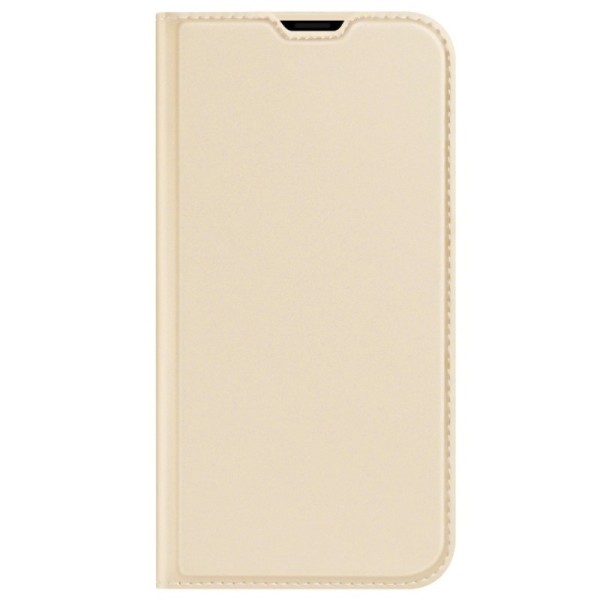 „Dux Ducis“ Skin atverčiamas dėklas - auksinis (iPhone 13)