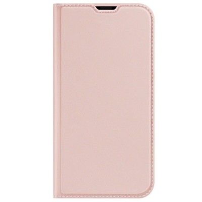„Dux Ducis“ Skin serijos Apple iPhone 13 Mini rožinis odinis atverčiamas dėklas | Priedai.lt