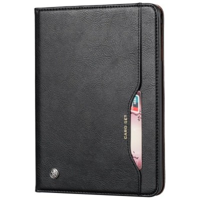 Prabangus „Comma“ odinis atverčiamas juodas Apple iPad 10.2" (2019, 2020, 2021) dėklas | Priedai.lt