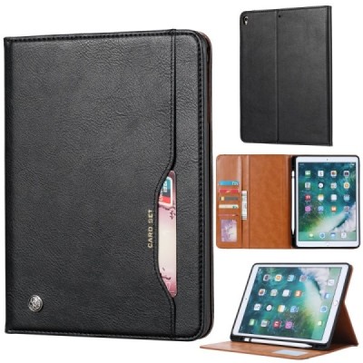 Prabangus „Comma“ odinis atverčiamas juodas Apple iPad 10.2" (2019, 2020, 2021) dėklas | Priedai.lt