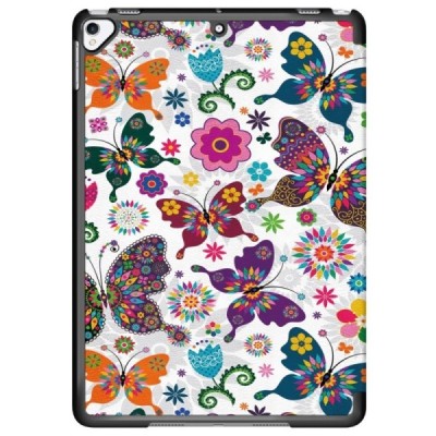 Apple iPad 10.2" (2019, 2020, 2021) atverčiamas spalvotas „Butterflies“ dėklas - knygutė | Priedai.lt