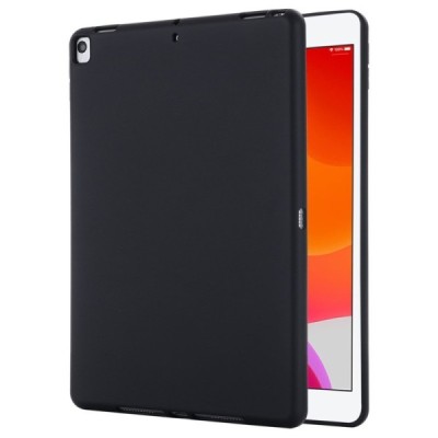 Apple iPad 10.2" (2019, 2020, 2021) Shell kieto silikono TPU juodas dėklas - nugarėlė | Priedai.lt