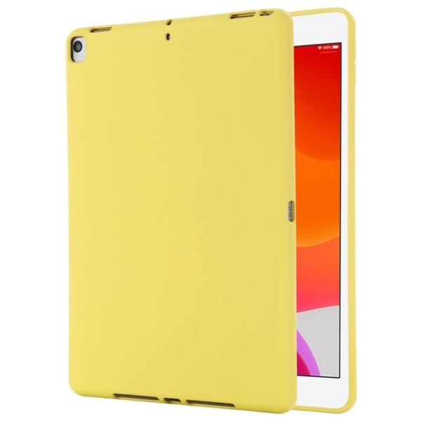 „Shell“ kieto silikono (TPU) dėklas - geltonas (iPad 10.2 2019 / 2020 / 2021)
